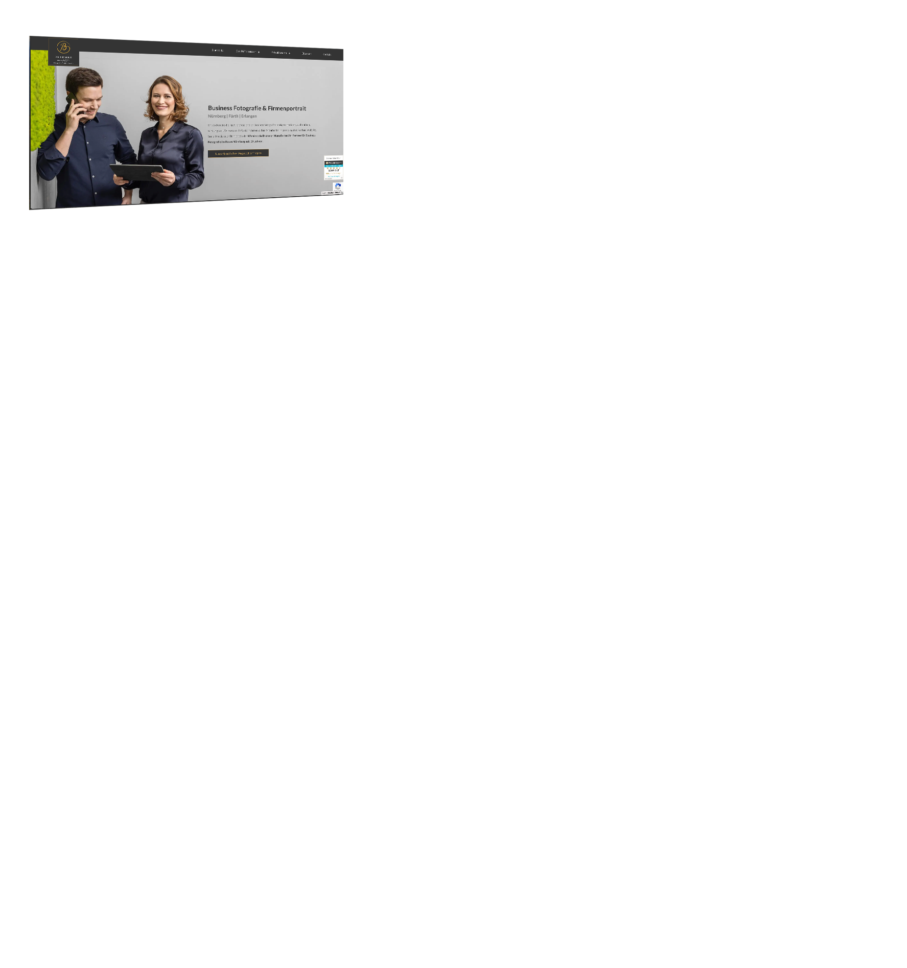 Website aus dem Portfolio von Haudegen Webdesign