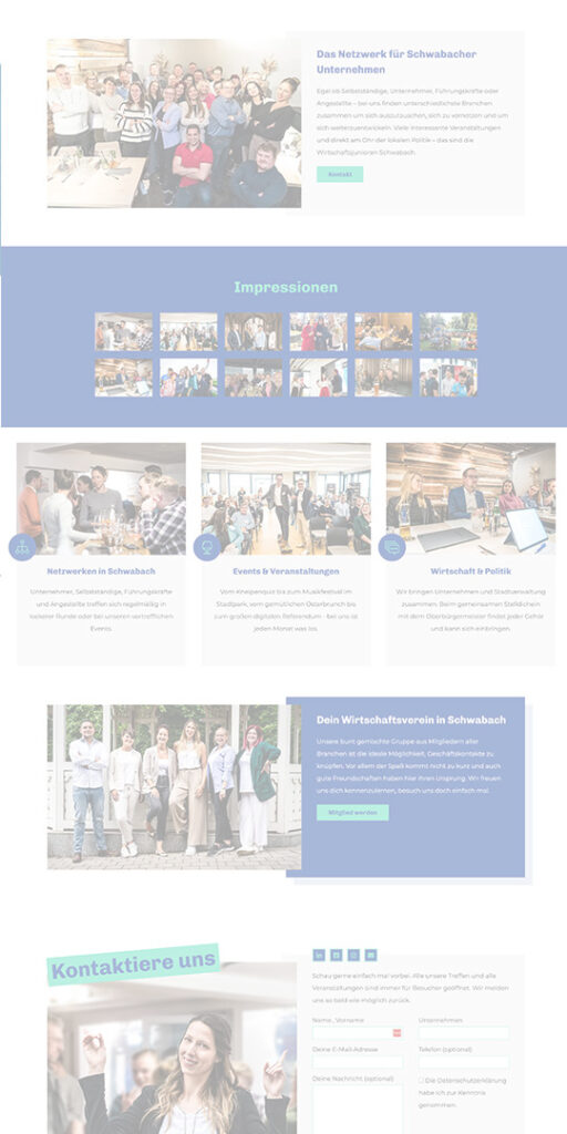 Screenshot der Webseite WJ Schwabach
