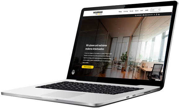 Portfolio Webseite Weissmann GmbH
